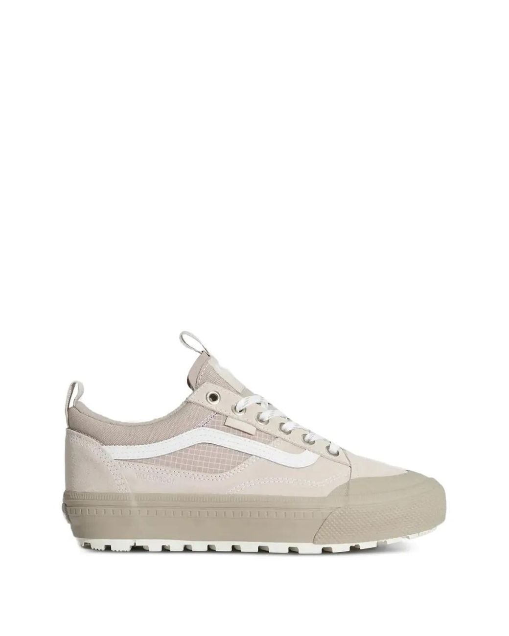 Vans White Old Skool Lace-Up Sneakers