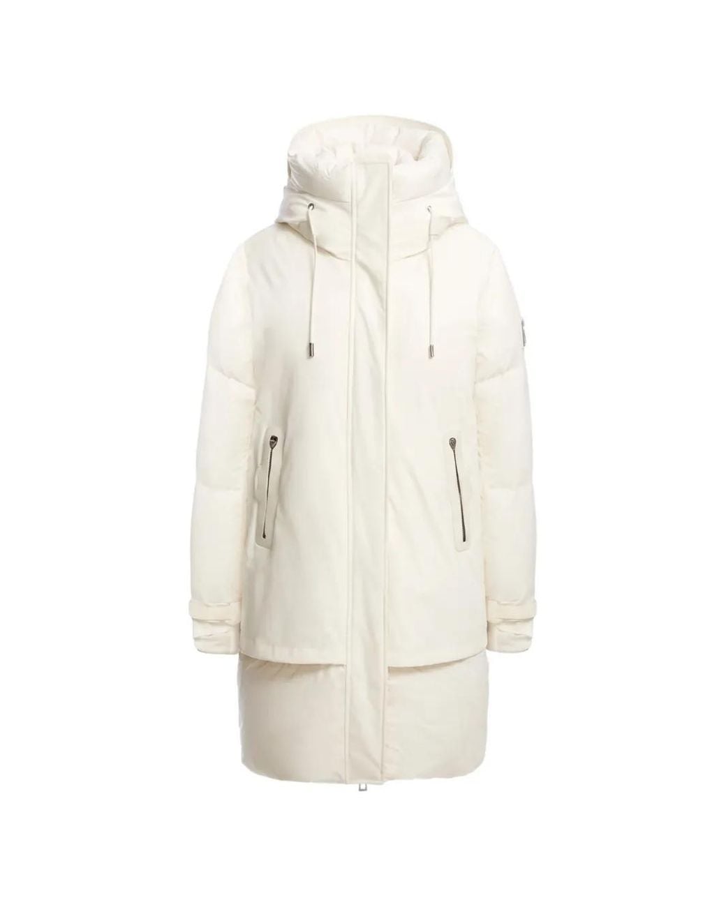 Rudsak White Layan Hooded Down Parka