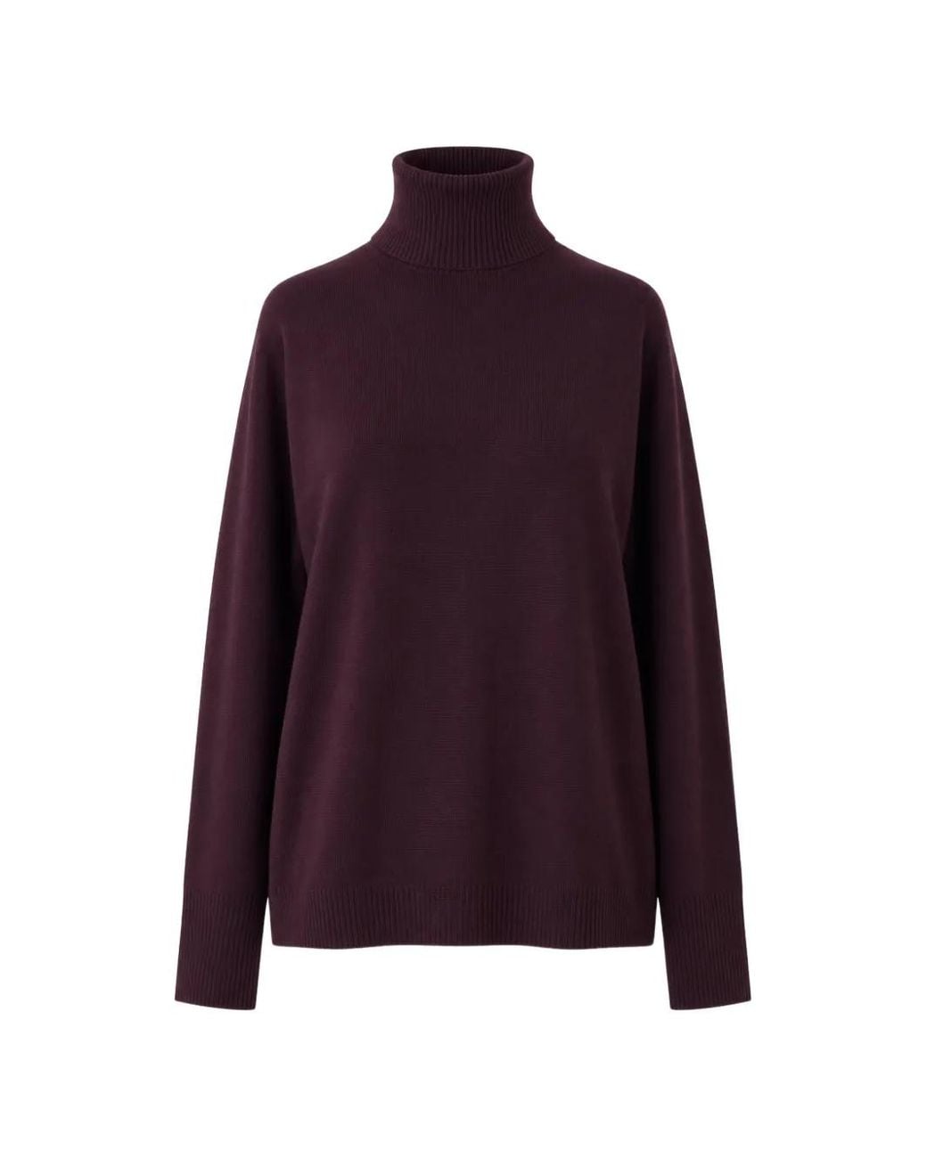Pull À Col Roulé SOLOTRE en coloris Purple
