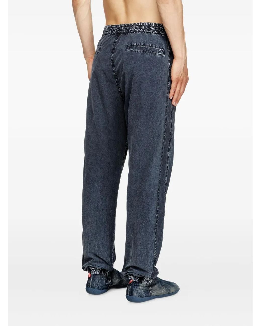 DIESEL Blue P-Wilson Trousers for men