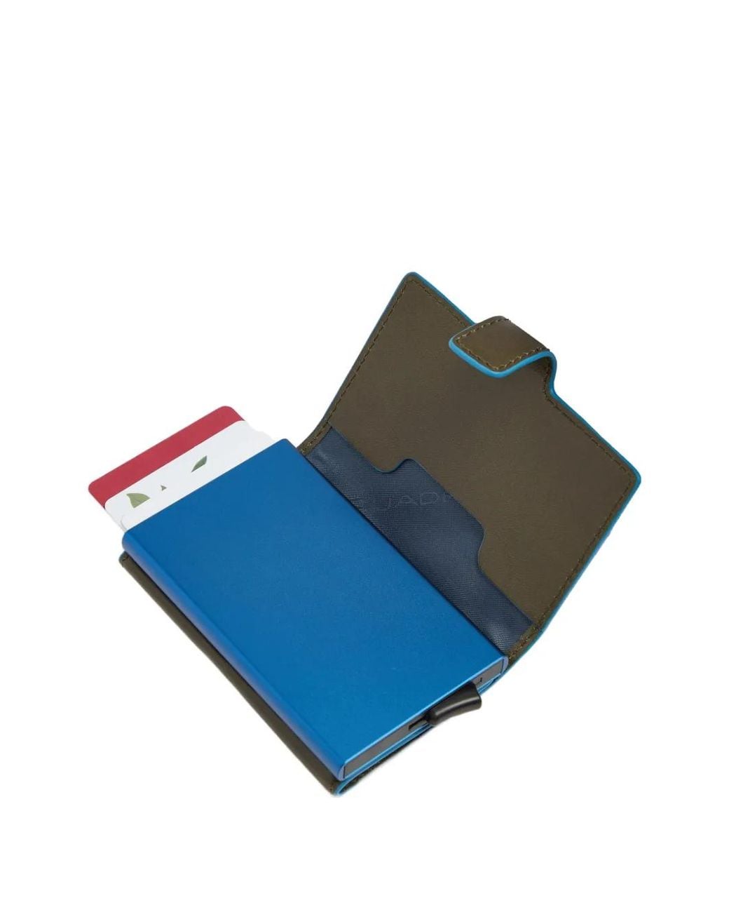 Piquadro Green Logo-Lettering Wallet for men