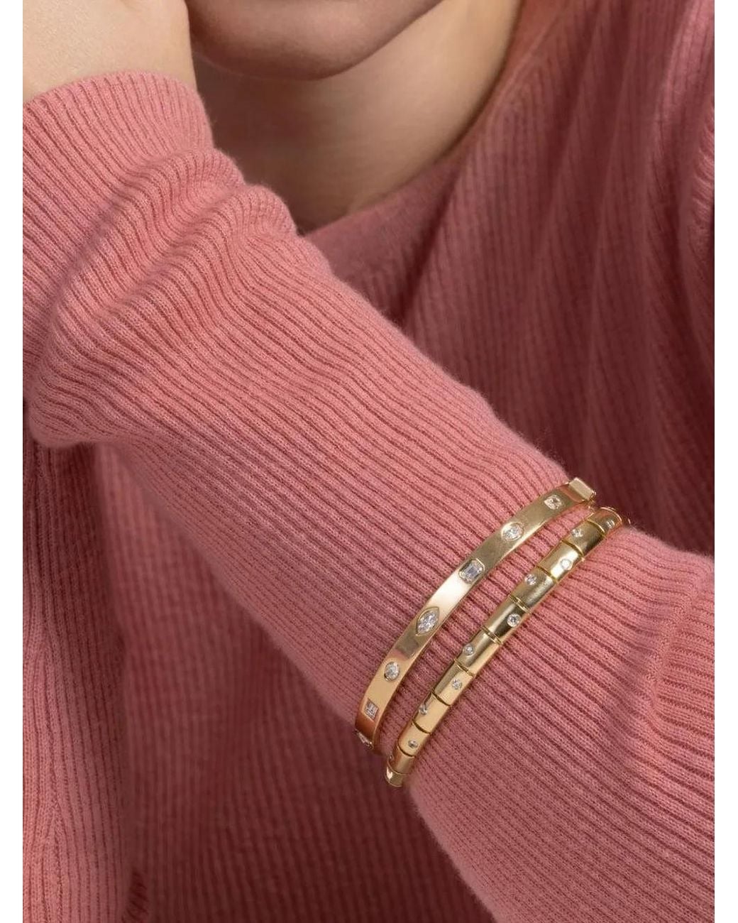Kwiat Metallic Cobblestone Diamond Bracelet