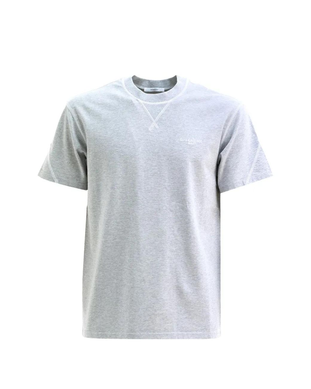 Givenchy Blue Light Melange T-Shirt for men