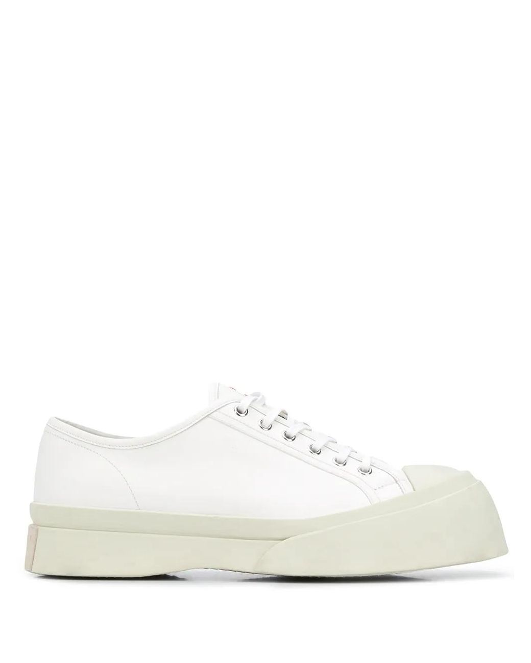 Baskets En Cuir Marni pour homme en coloris White
