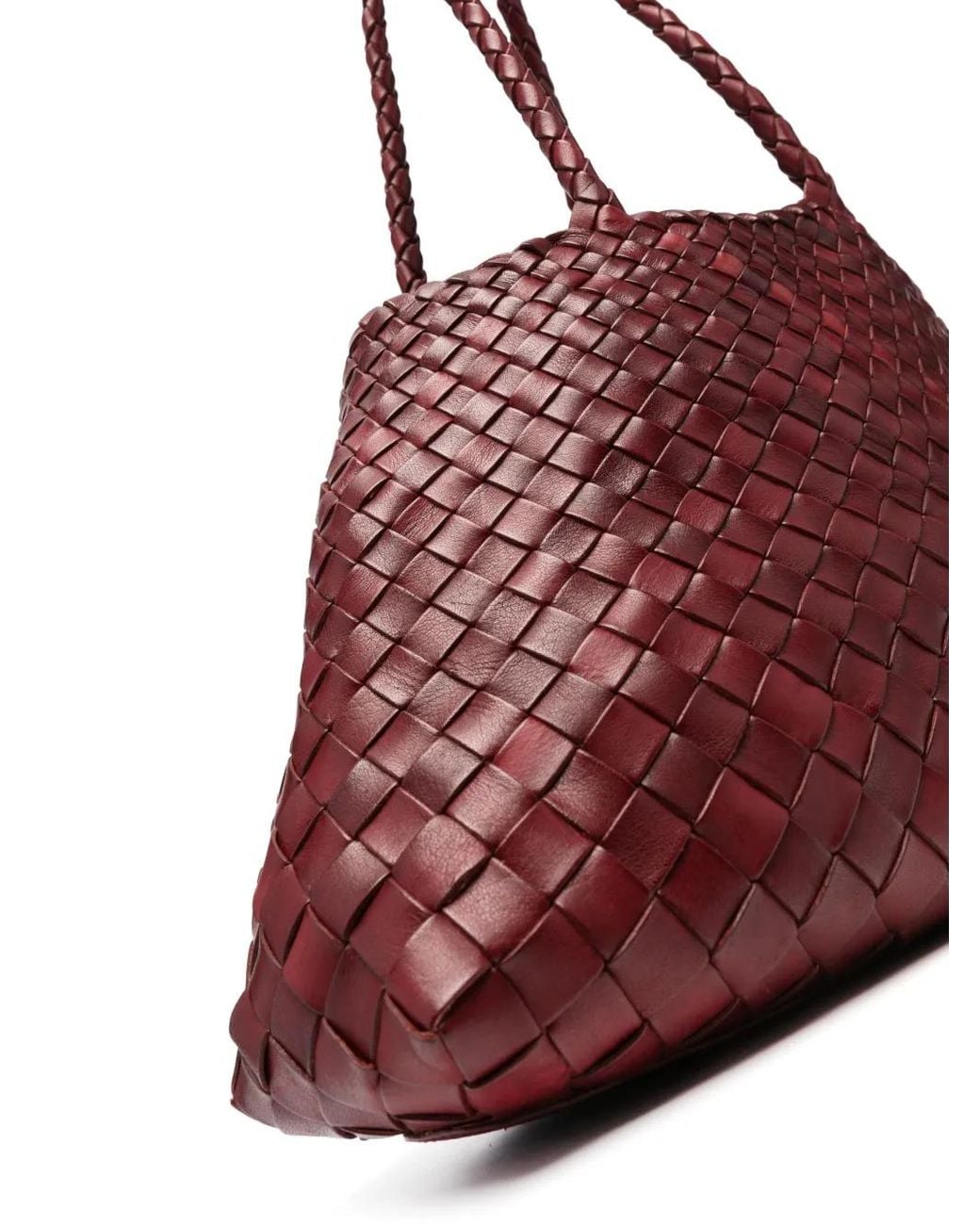 Dragon Diffusion Red Große Santa Croce Geflochtene Schultertasche