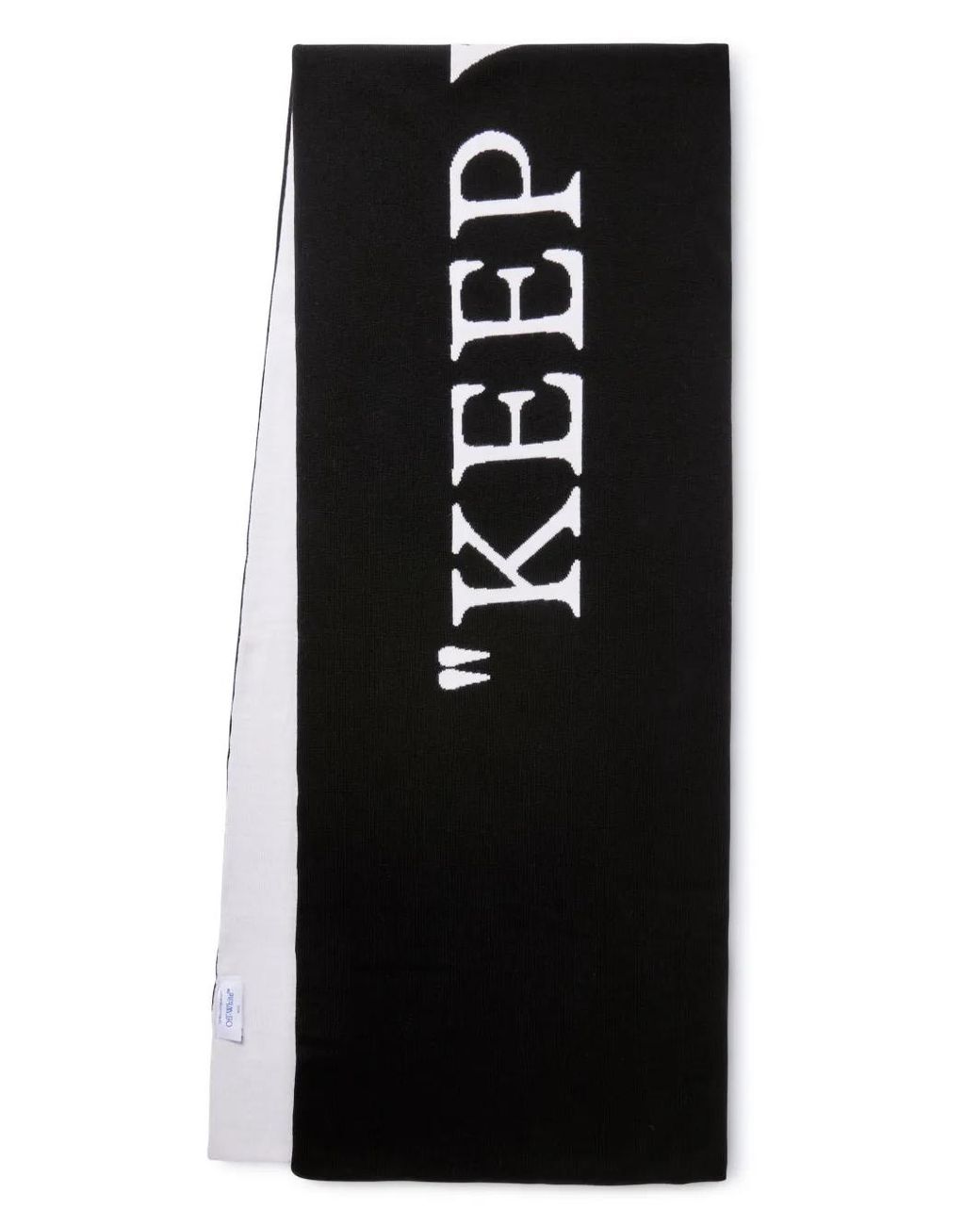 Off-White c/o Virgil Abloh Black Keep Warm Scarf for men