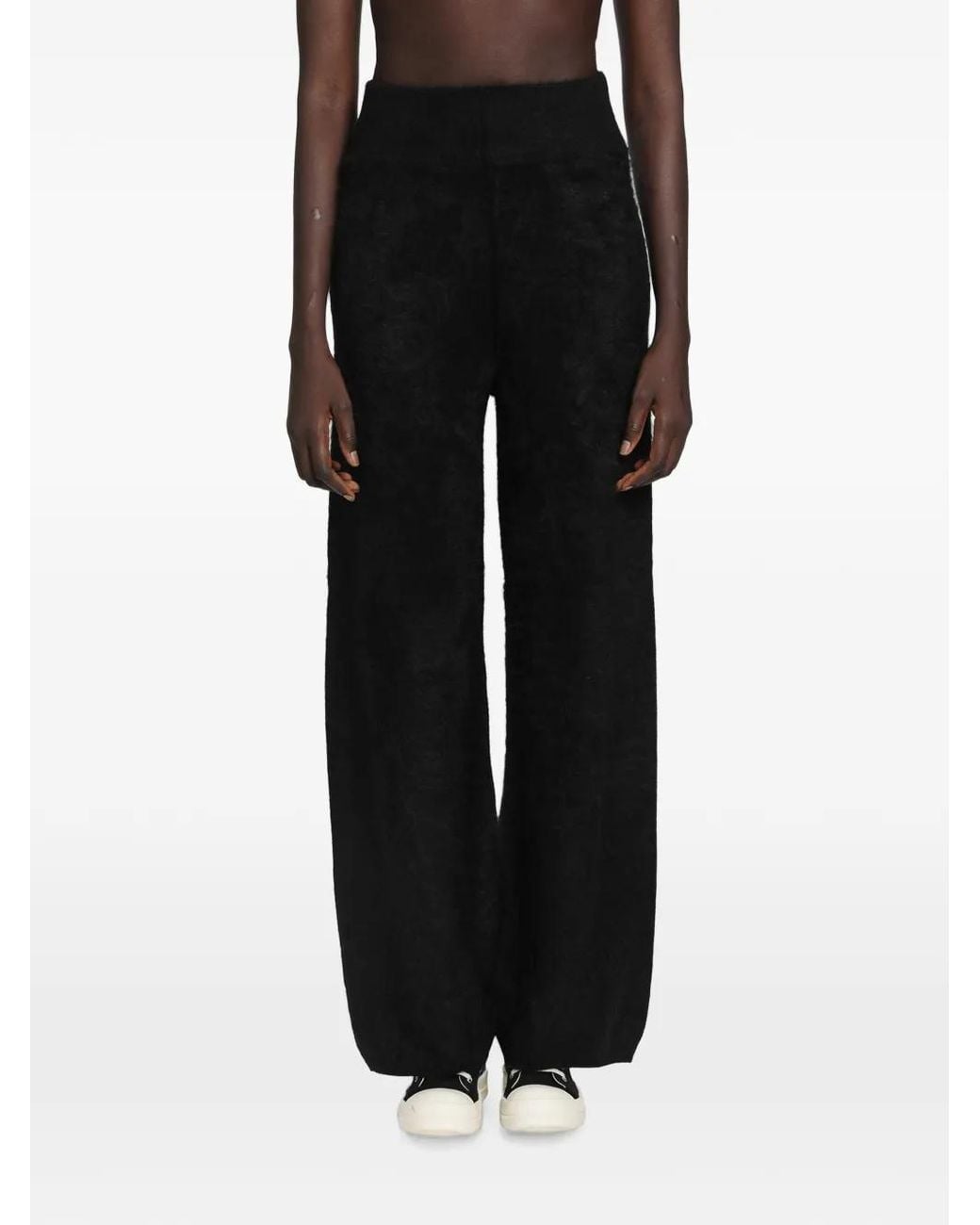 Thom Krom Black Pantalon À Taille Élastiquée