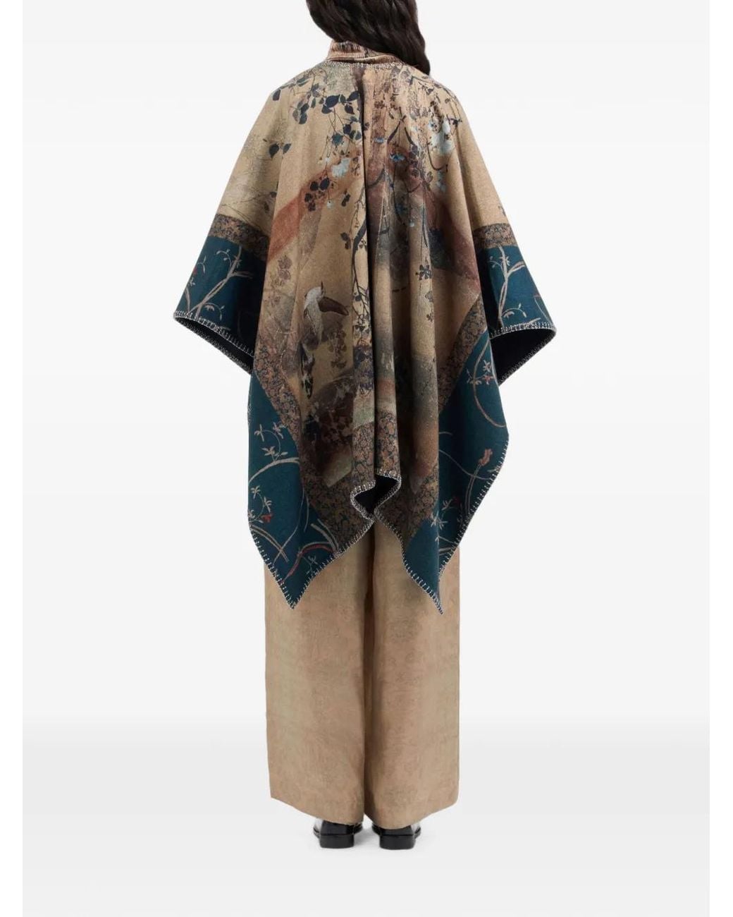 Pierre Louis Mascia Blue Pancake Cape