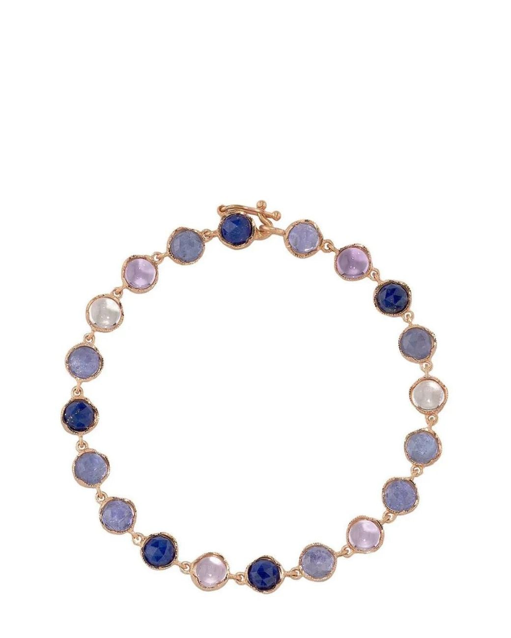 Irene Neuwirth Metallic 18Kt Rose Gemstone Bracelet