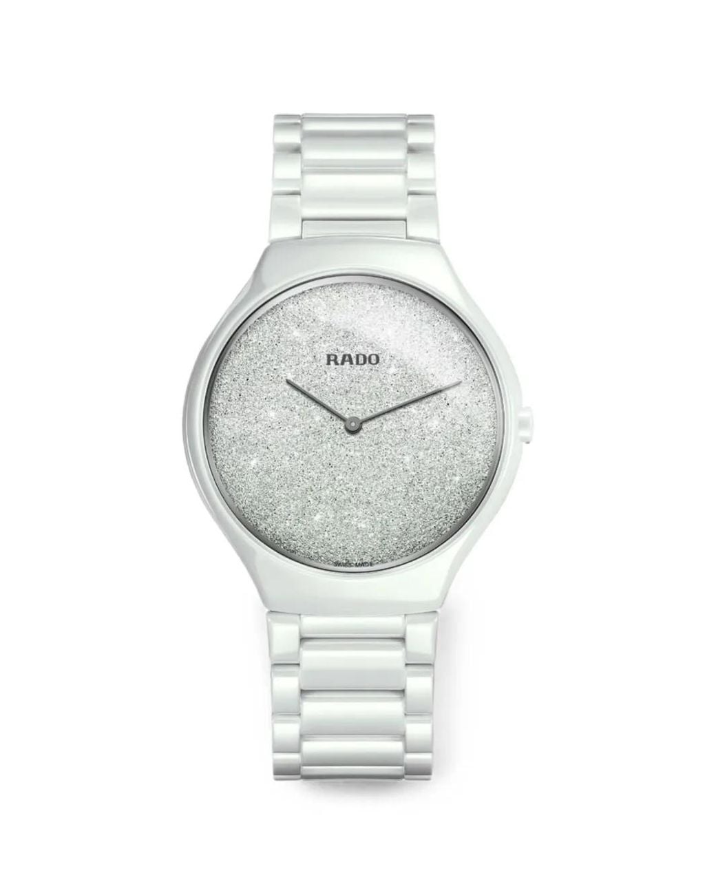 Rado Gray True Thinline 39Mm Watch for men
