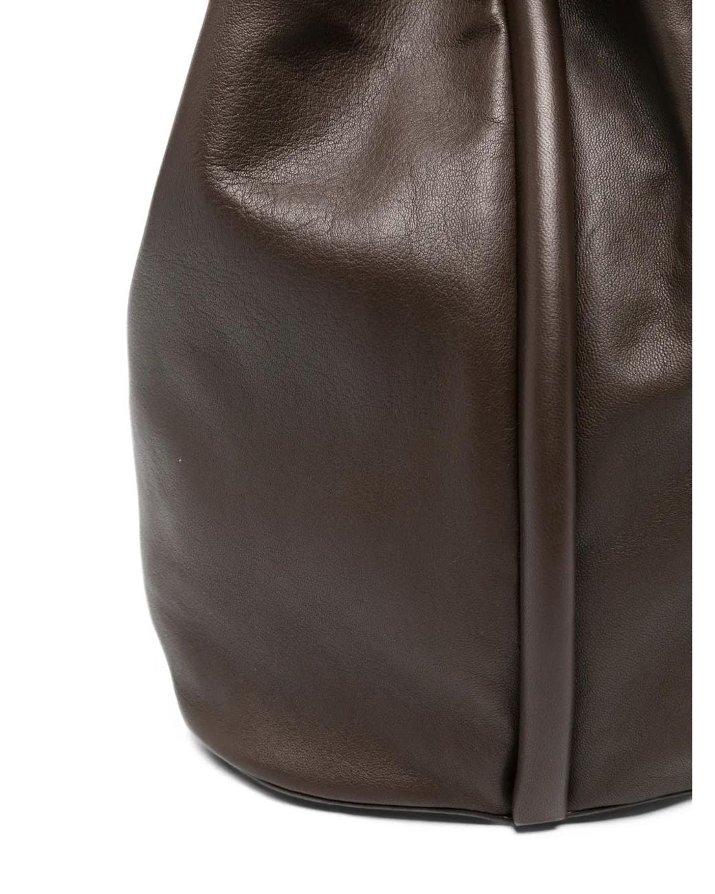 Uma Wang Black Medium Leather Tote Bag