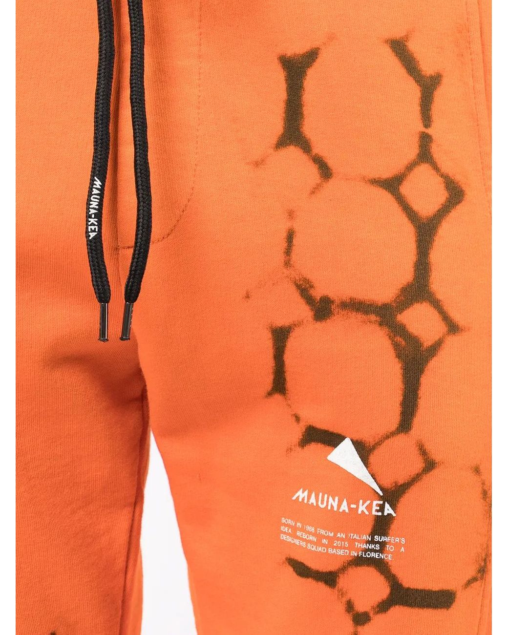 Mauna Kea Orange Pantalon De Jogging À Logo Imprimé for men