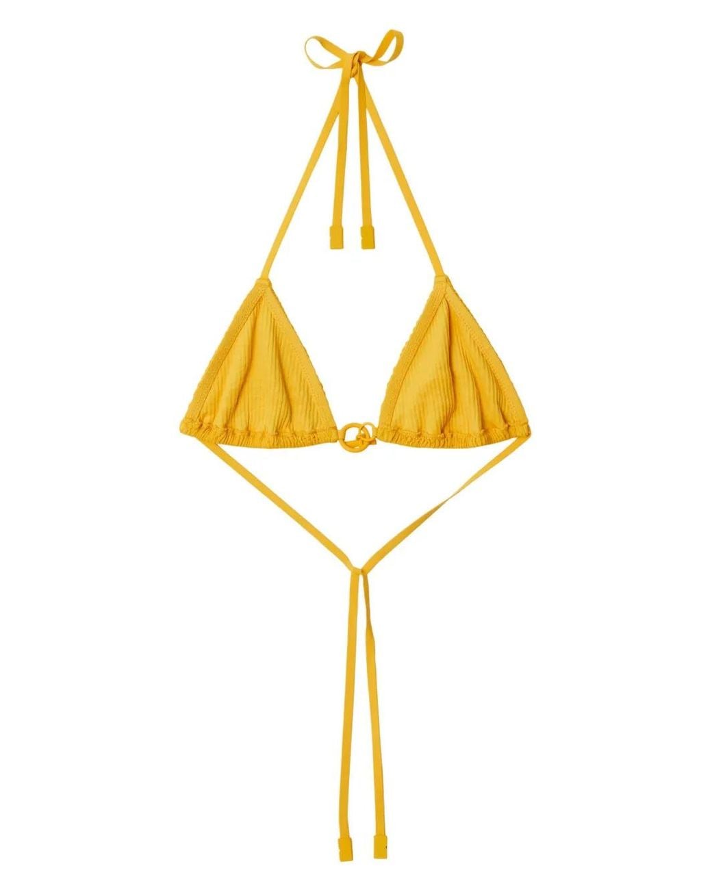Burberry Metallic Bikini Top