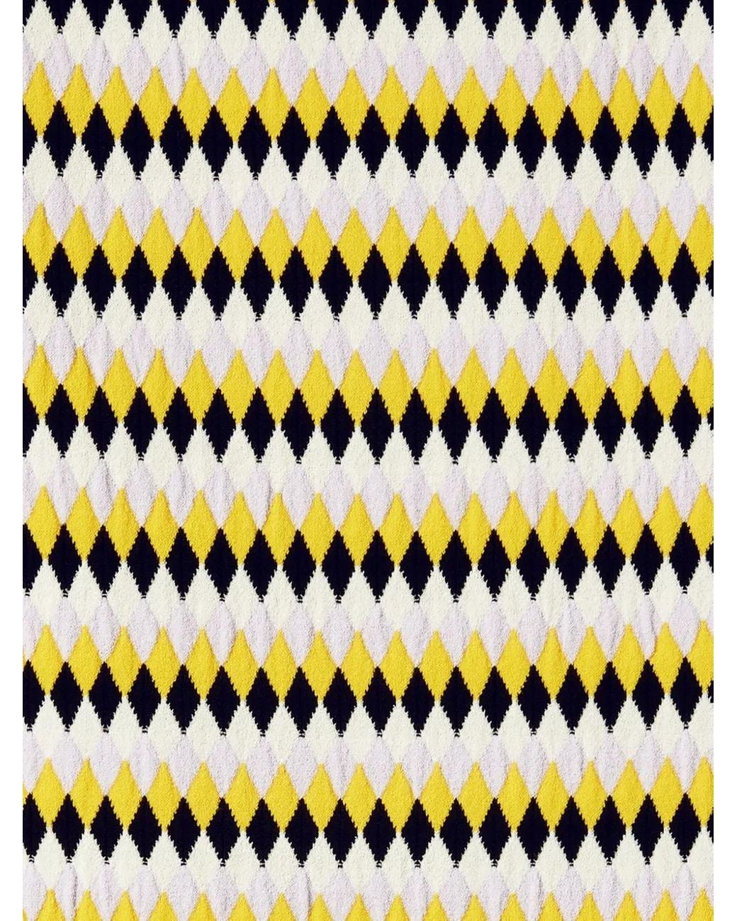 LaDoubleJ Yellow Striped Midi Skirt