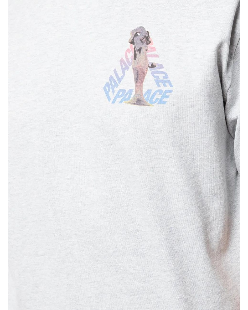 Palace White Rolls P3 Crew-Neck T-Shirt for men