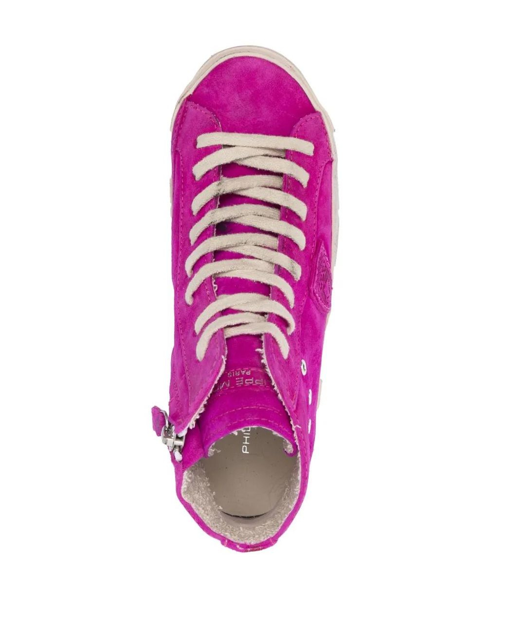 Baskets Paris À Patch Logo Philippe Model en coloris Pink