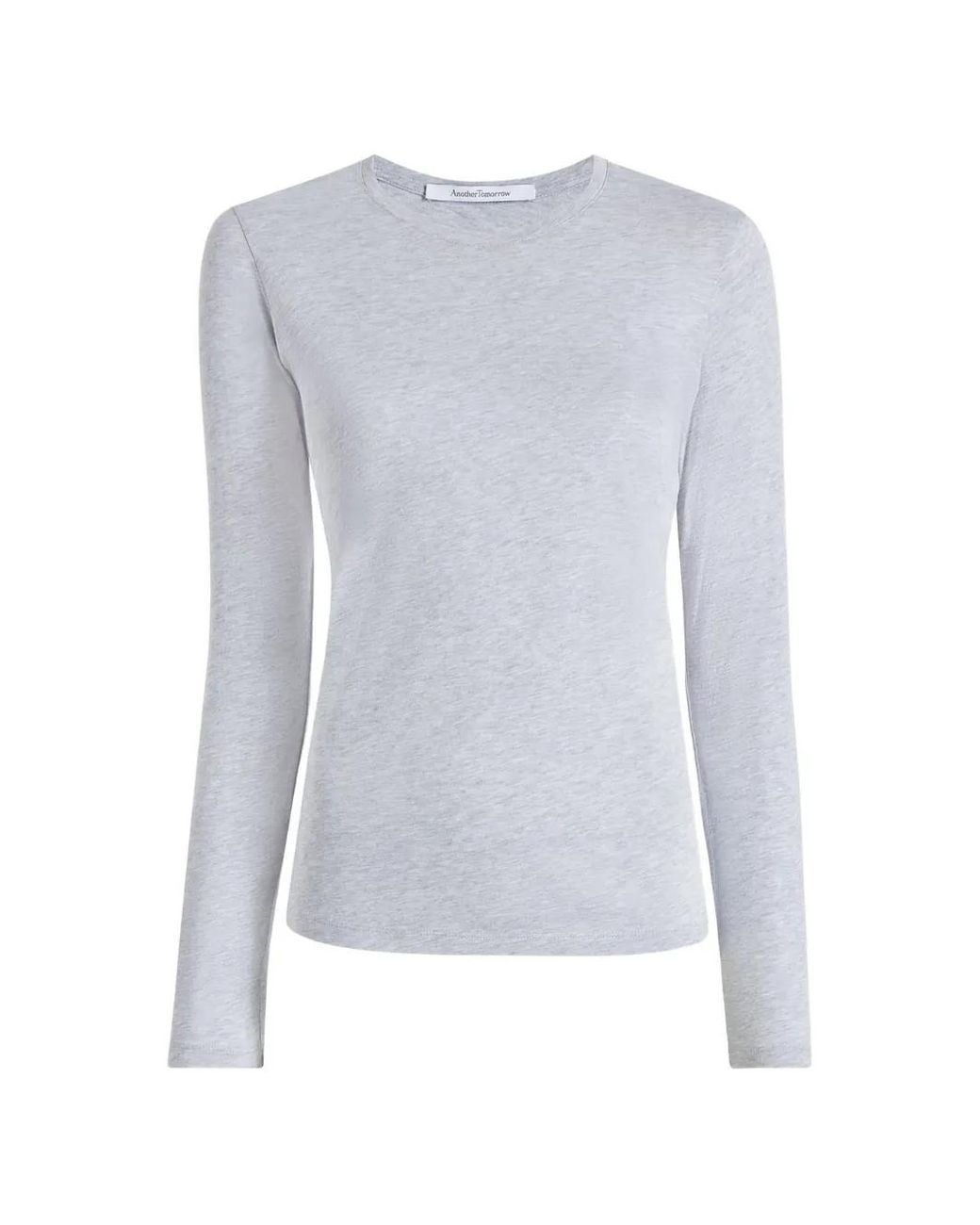 Another Tomorrow Blue Long-Sleeve T-Shirt
