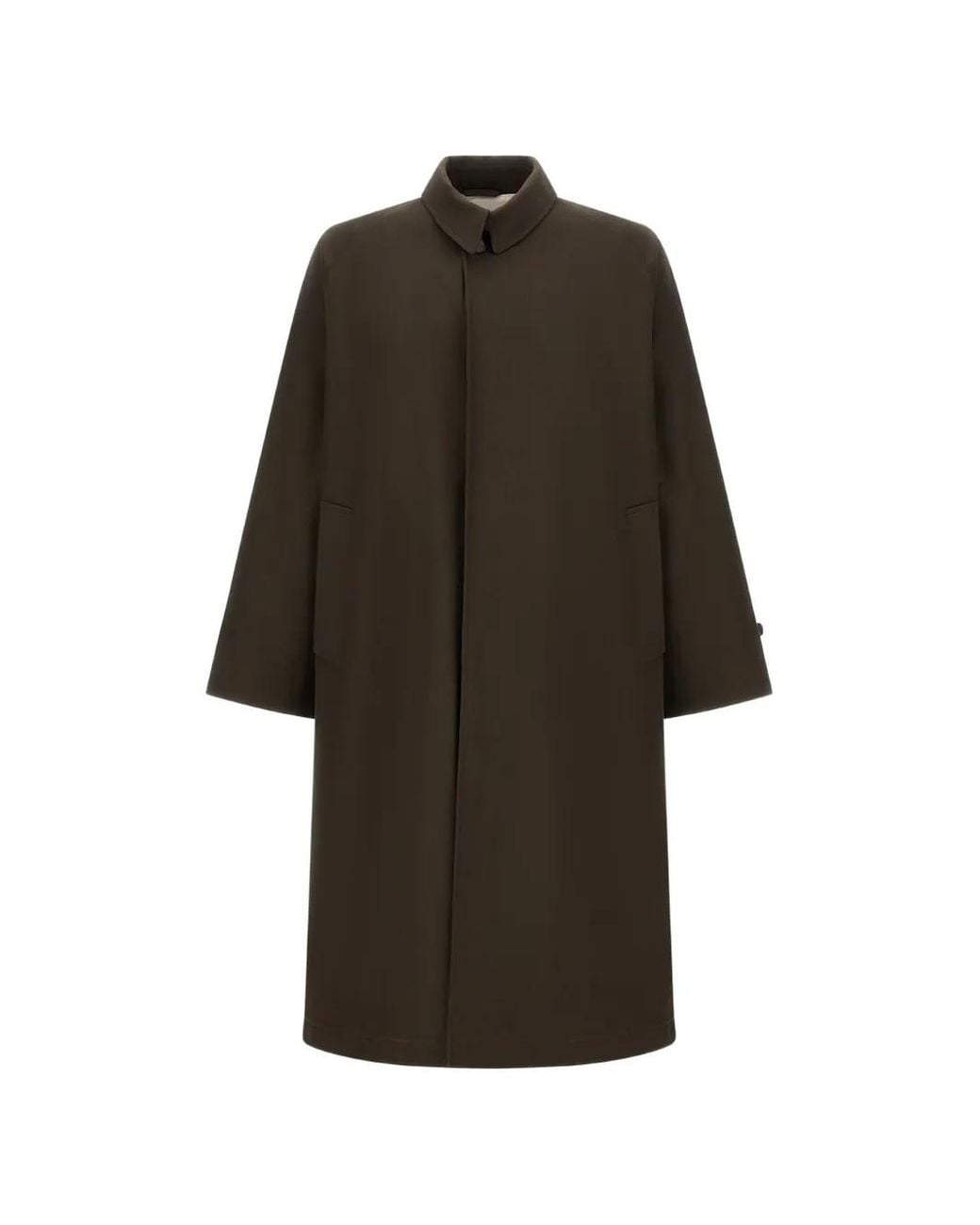 Herno Green Oversized Trench Coat for men