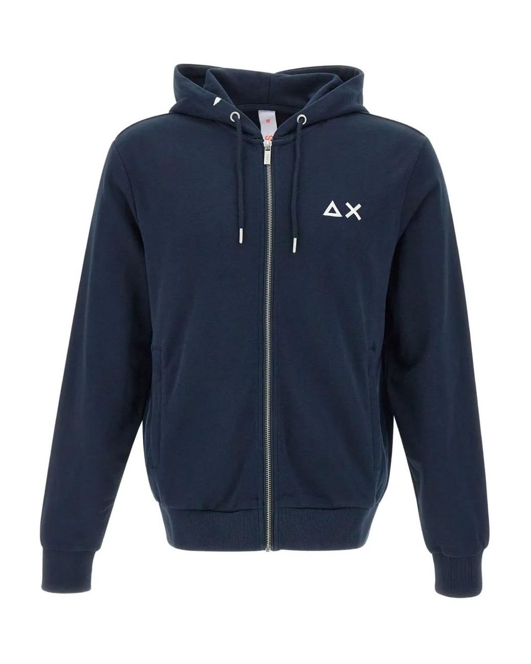 Sun 68 Blue Zip-Up Hoodie for men