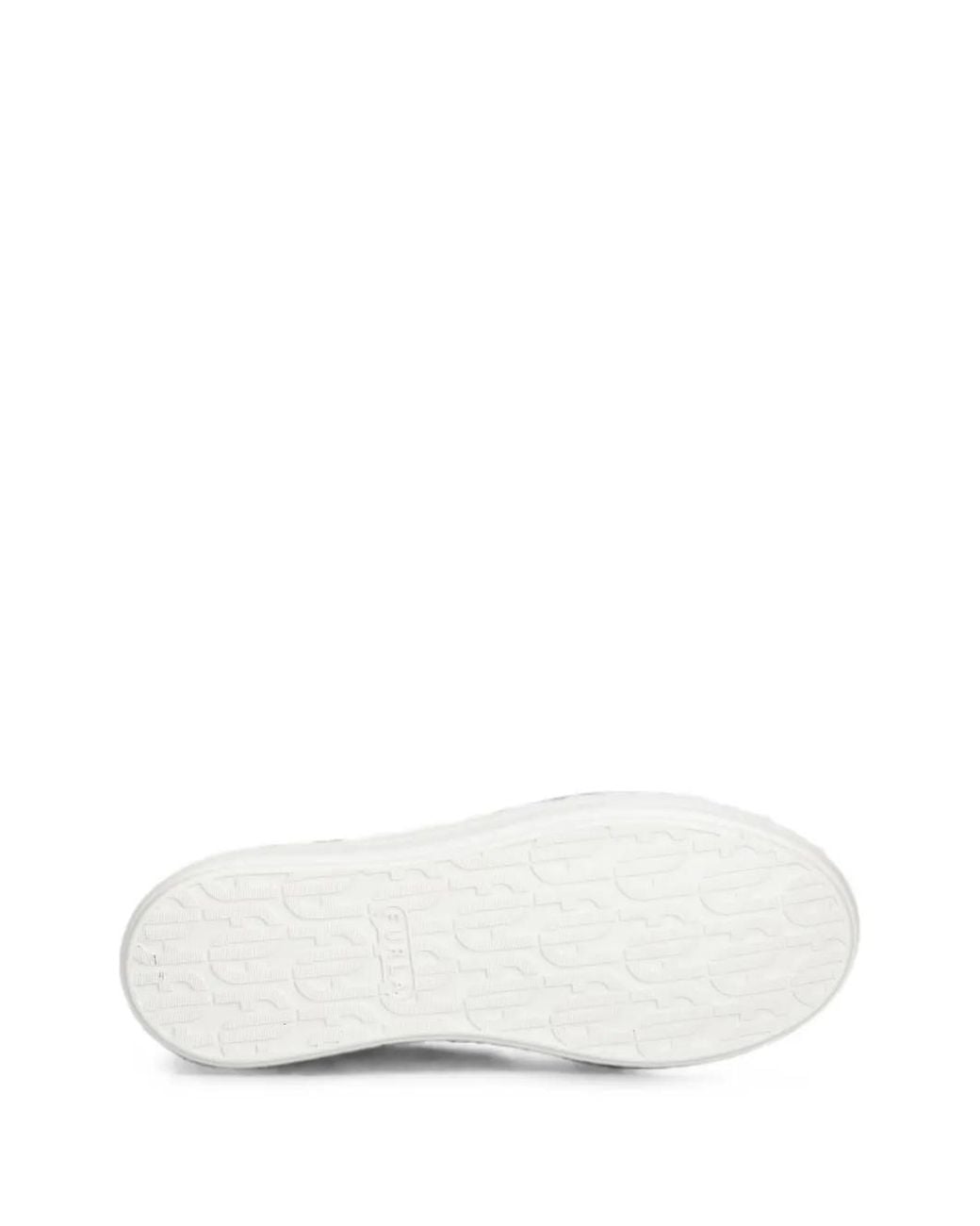 Furla White Leather Sneakers