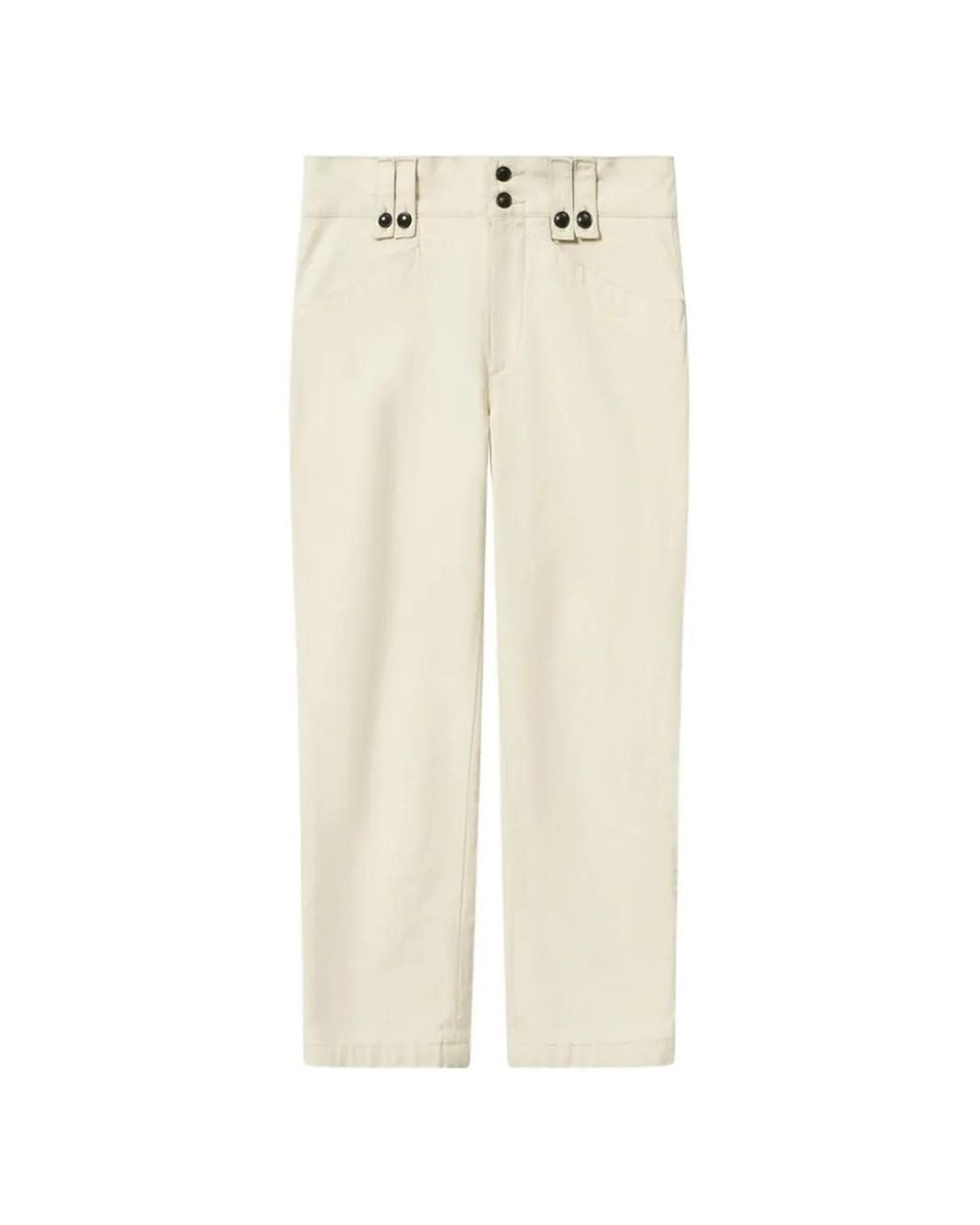 Isabel Marant White Berna Trousers