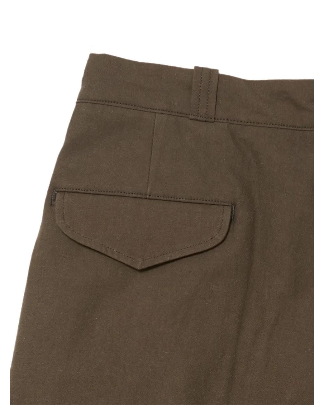 TAIGA TAKAHASHI Brown Lot.215 Tailored Shorts