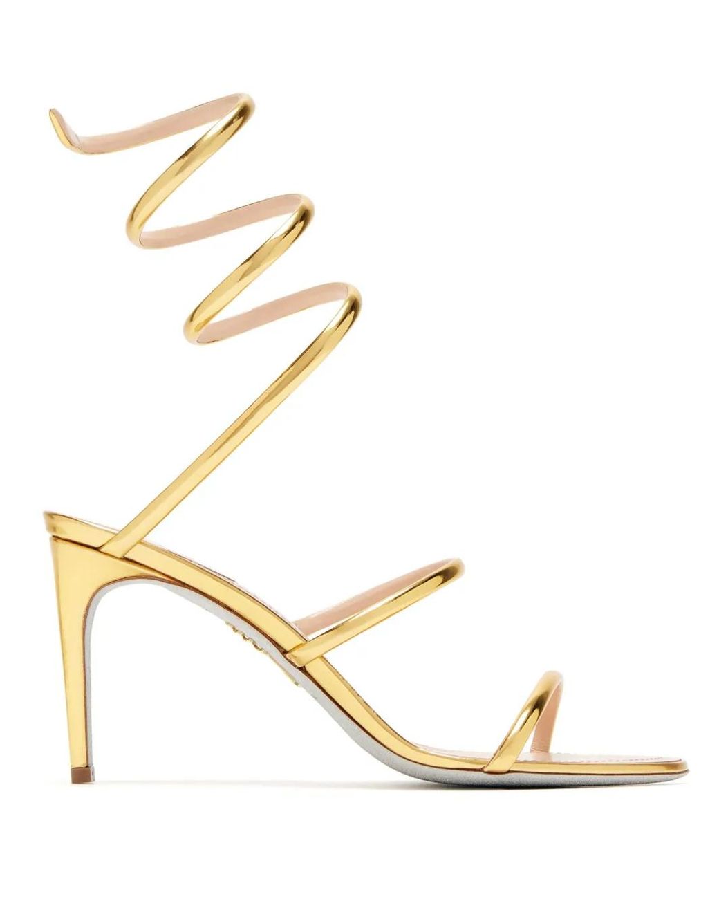 Rene Caovilla Metallic Cleo 80 Sandals