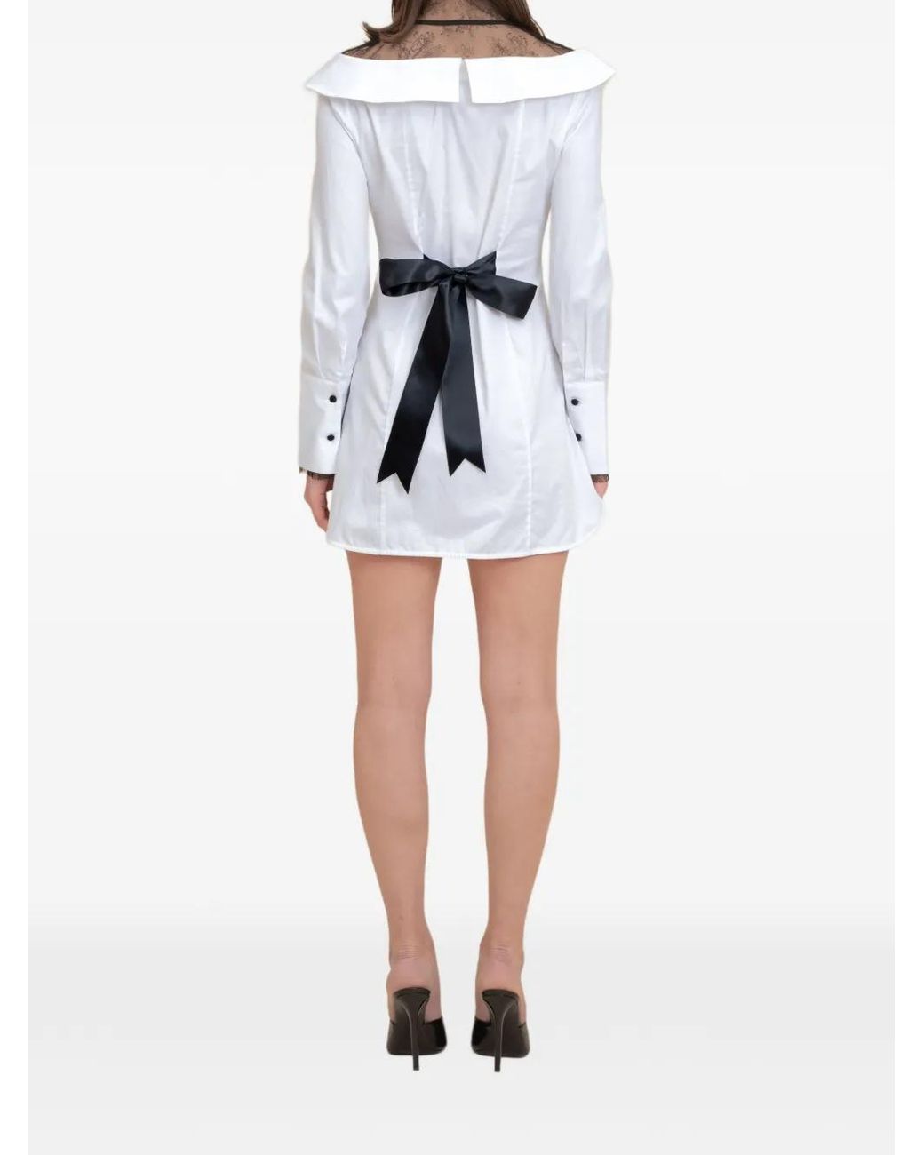 Contessa Mills White Empress Mini Dress