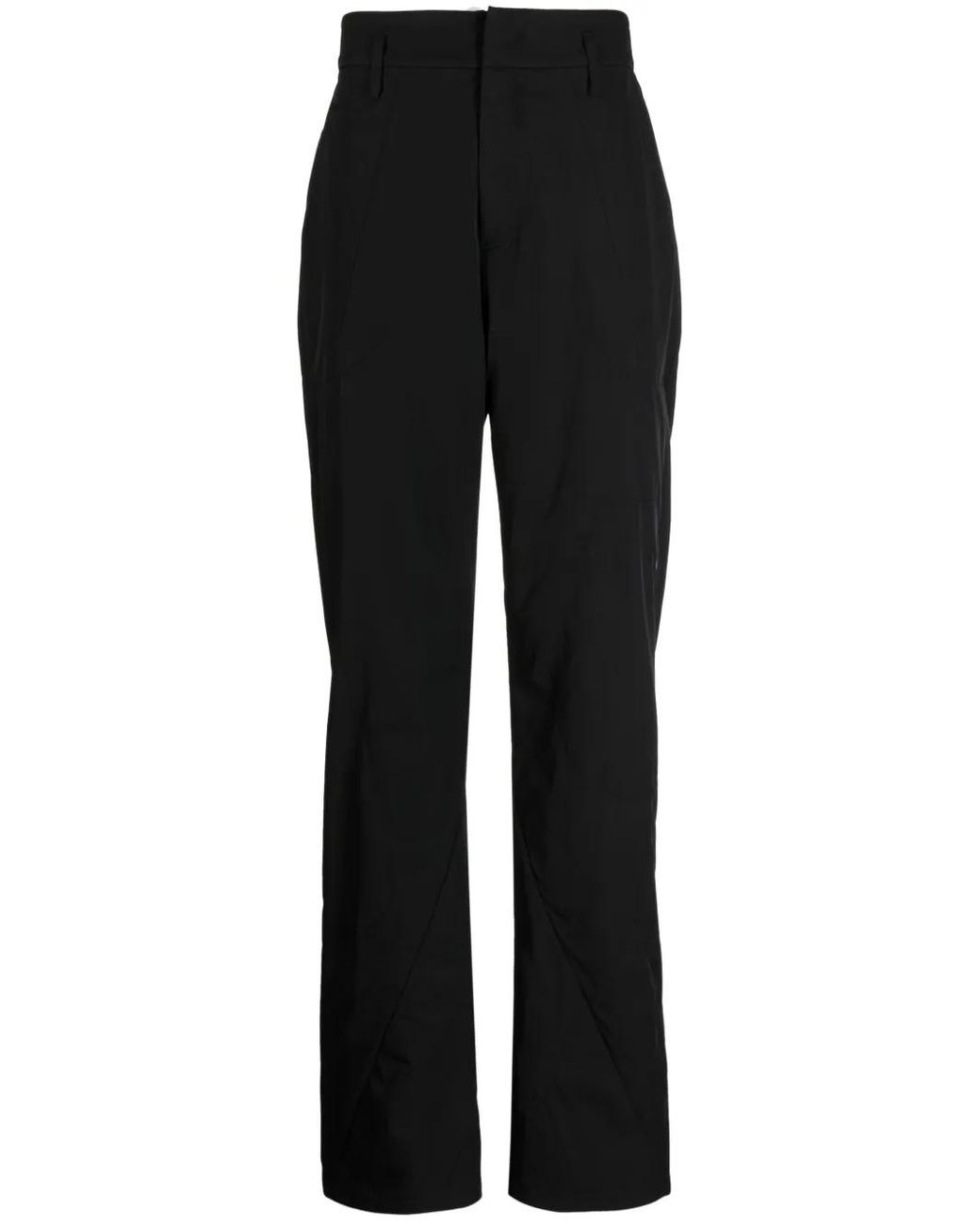 Post Archive Faction PAF High-Waist-Hose Mit Reißverschlussdetail in Black für Herren