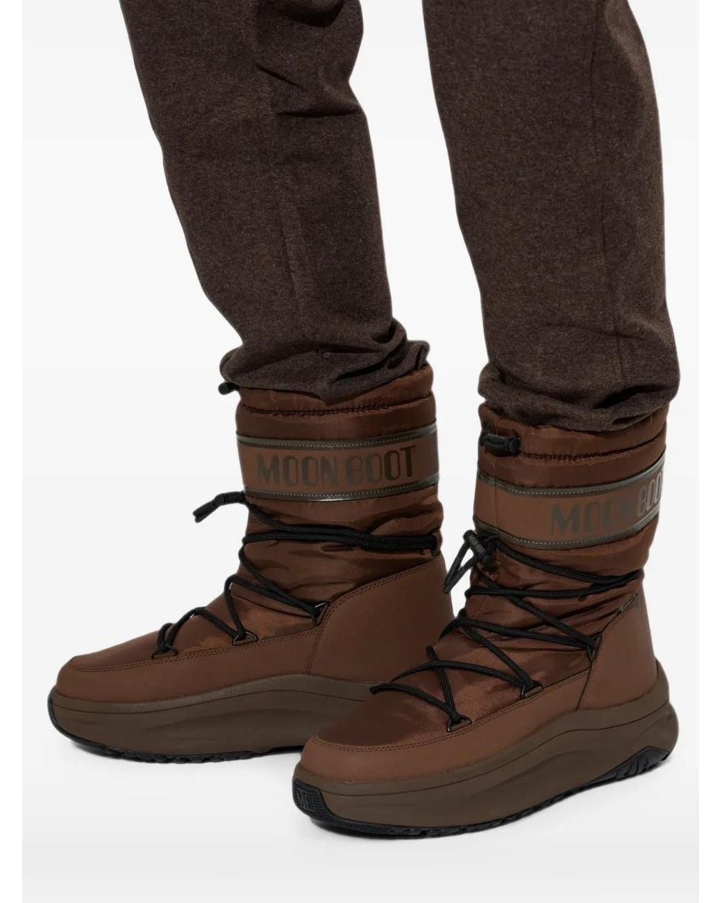 Moon Boot Brown Bottines Moon247 Polar for men