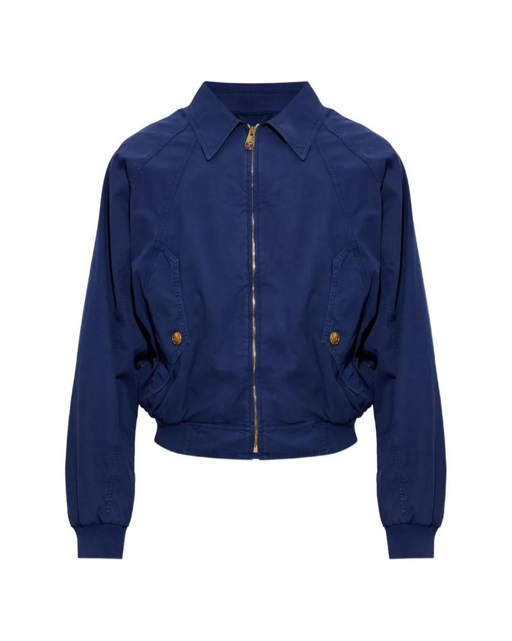 Versace Blue Medusa Embroidered Jacket for men
