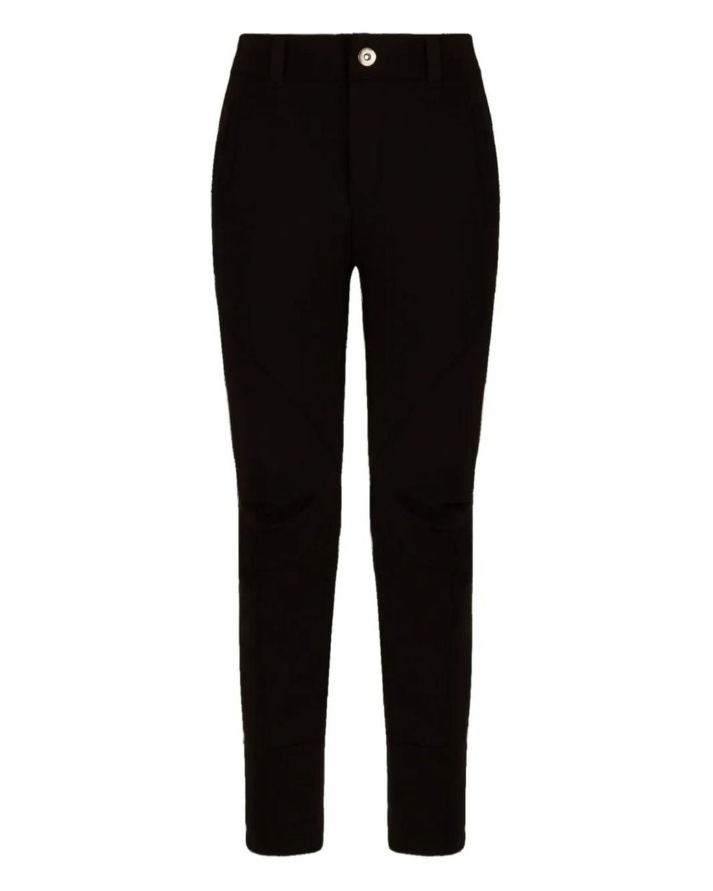 High Black Tapered Trousers