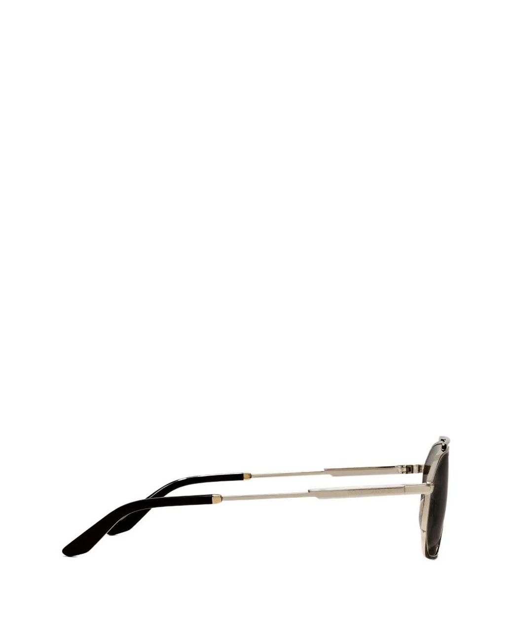 Dolce & Gabbana Gray Lunettes De Soleil Classic Métallisées for men