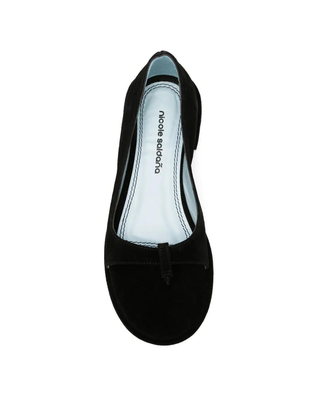 Nicole Saldanã Black Senna Suede Sandals