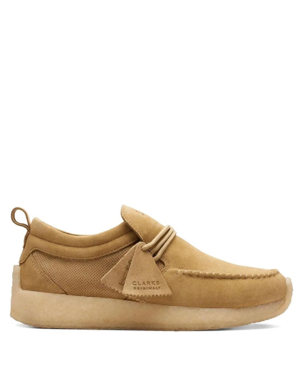 Clarks Brown Maycliffe "Light Sand" Lace-Up Shoes for men