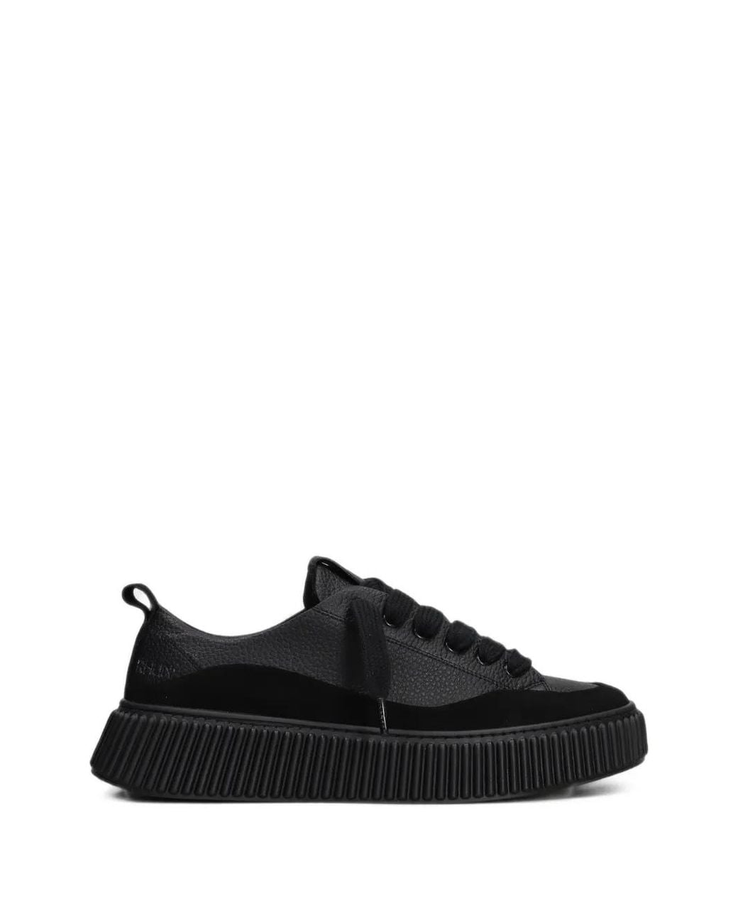 Rhun Black 3250 Flatform Sneakers for men