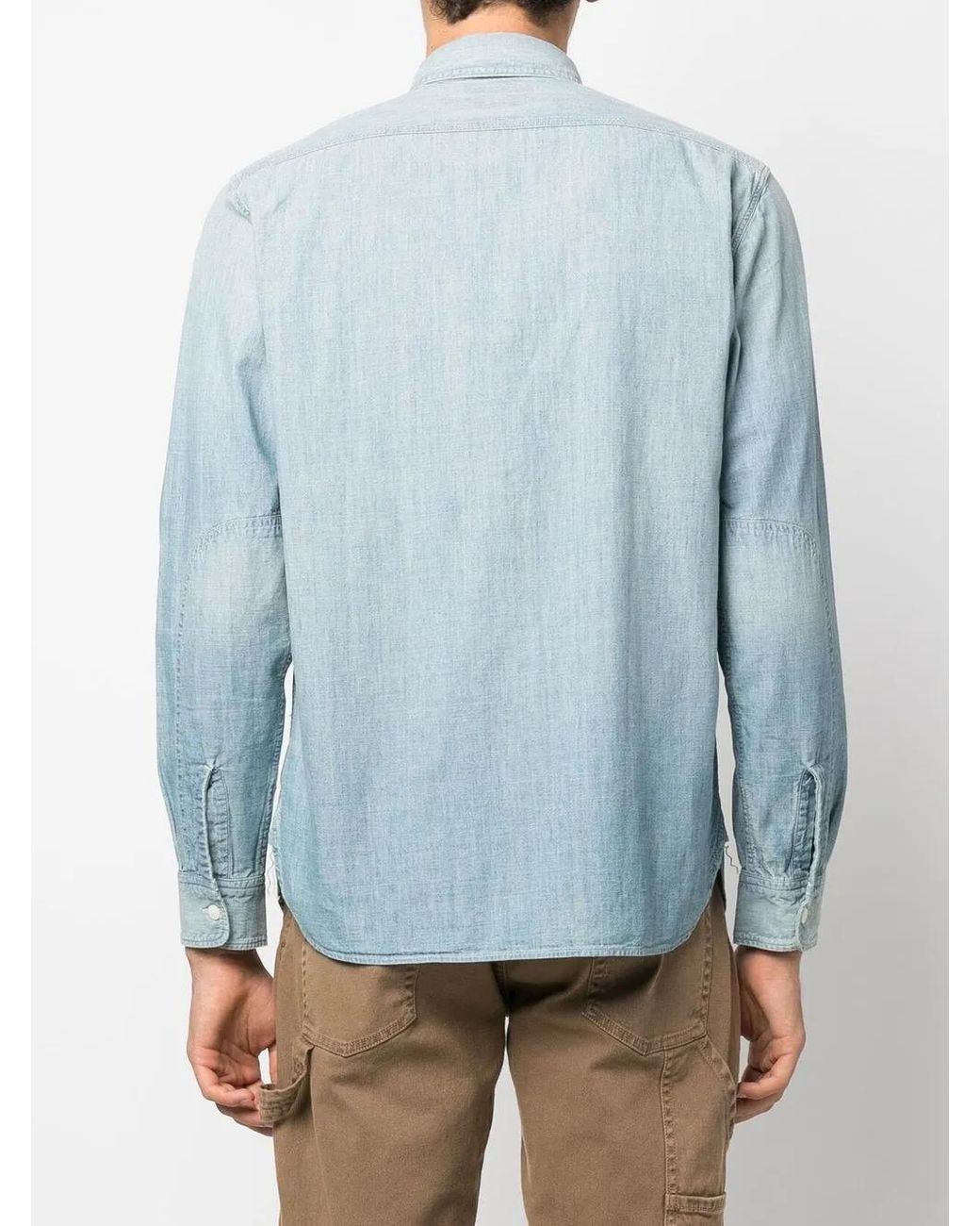 Camicia Denim Illinois di RRL in Blue da Uomo