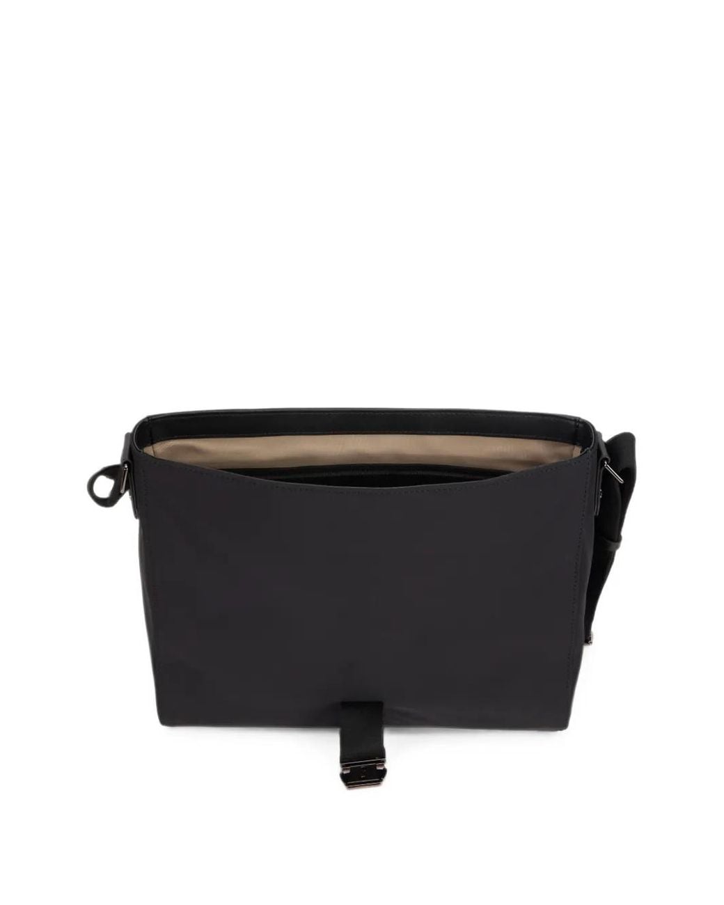 Gianni Chiarini Black Buckle-Fastening Messenger Bag for men