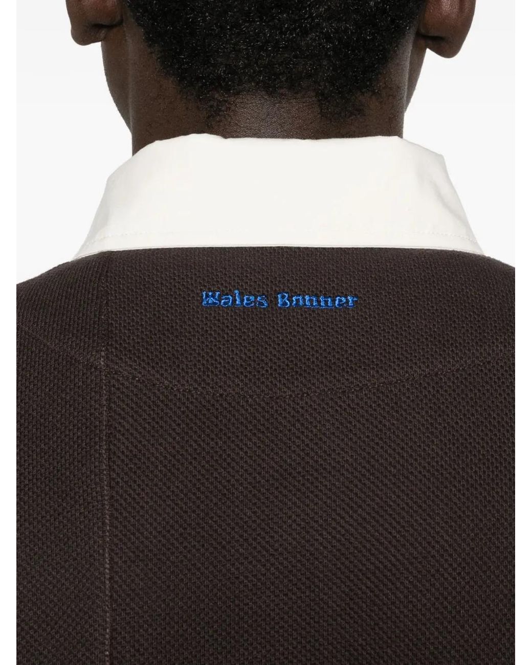 Wales Bonner Black City Polo Shirt for men