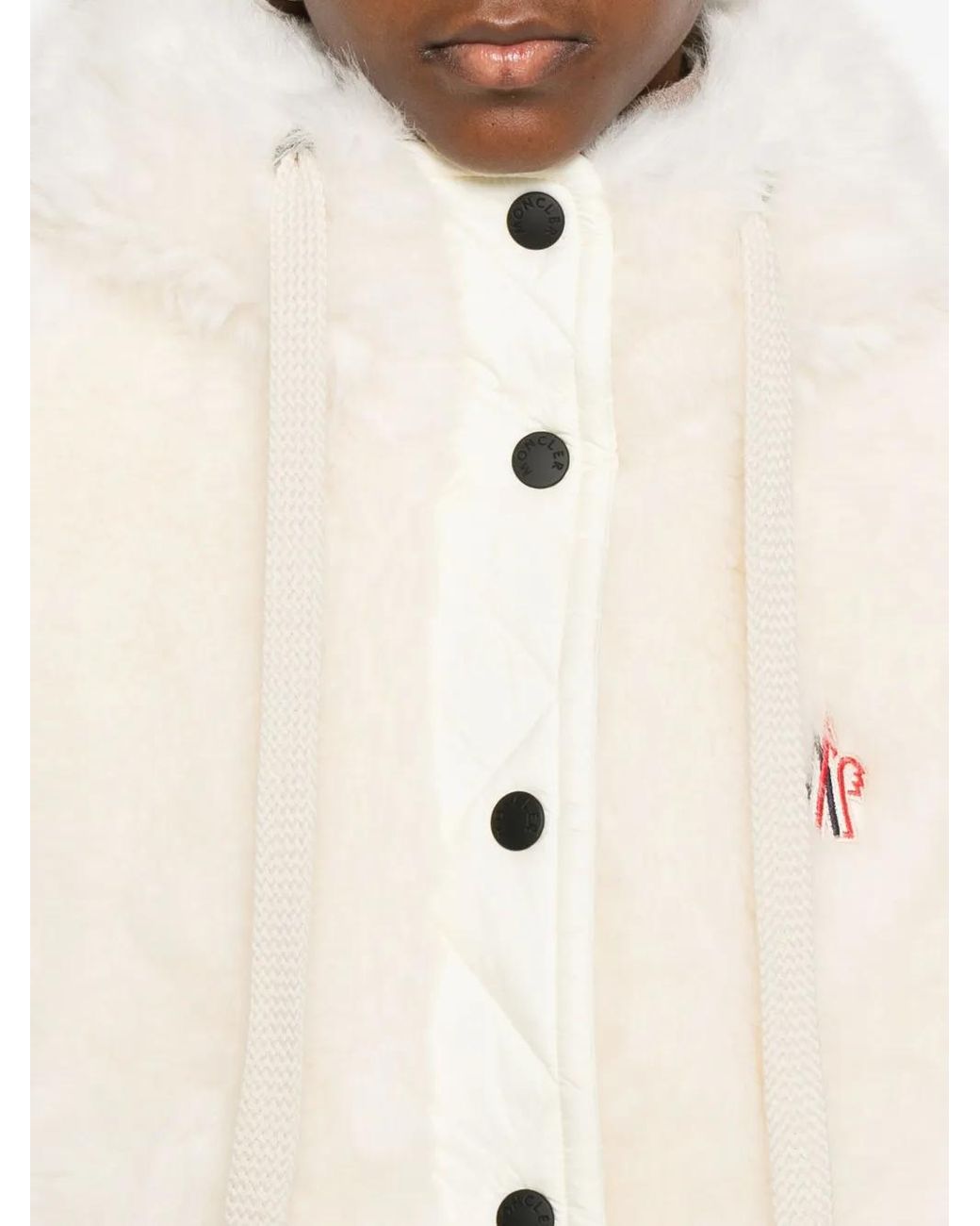 Chaleco Con Capucha Moncler de color Natural