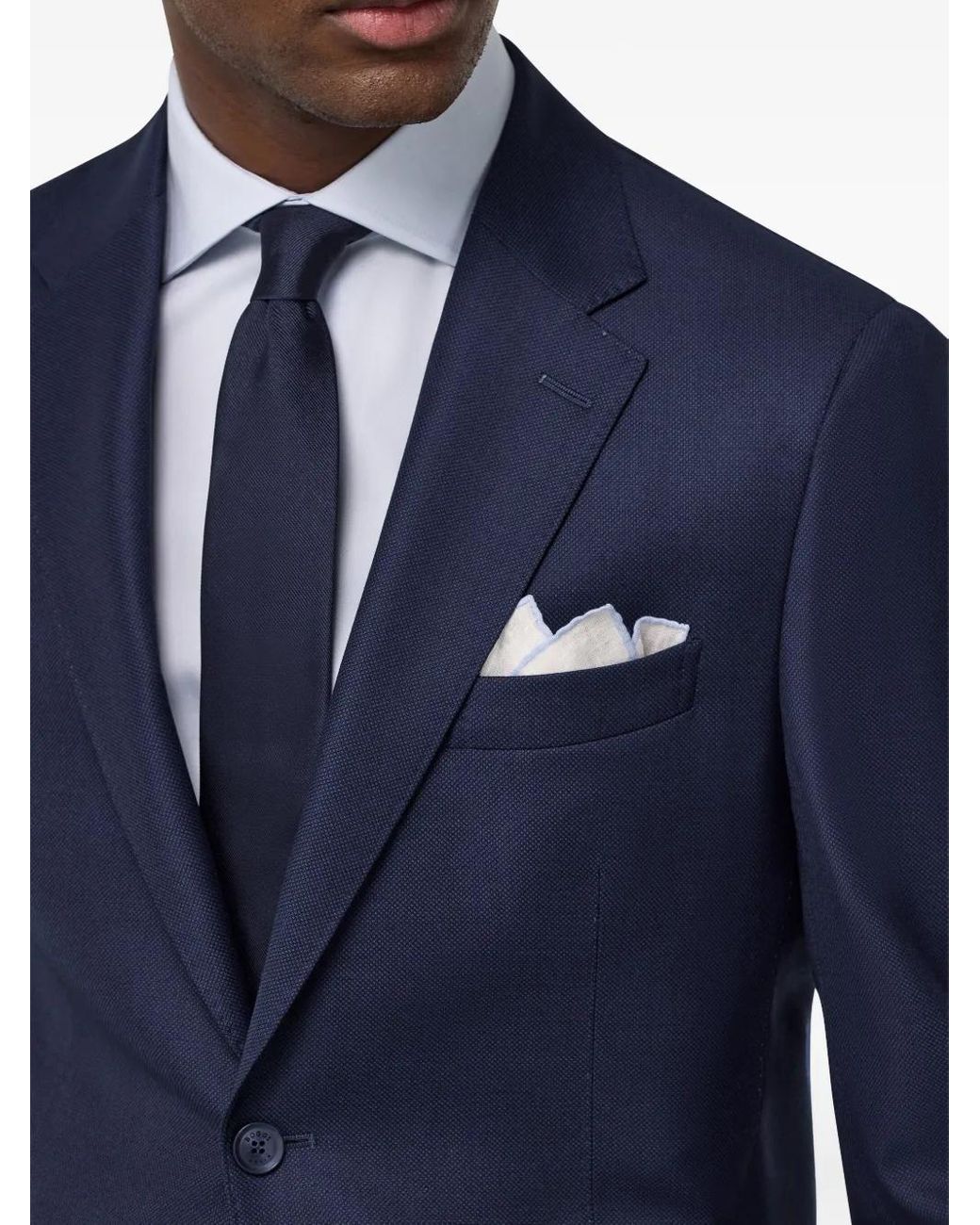 Boggi Blue Bird's Eye Jacket for men