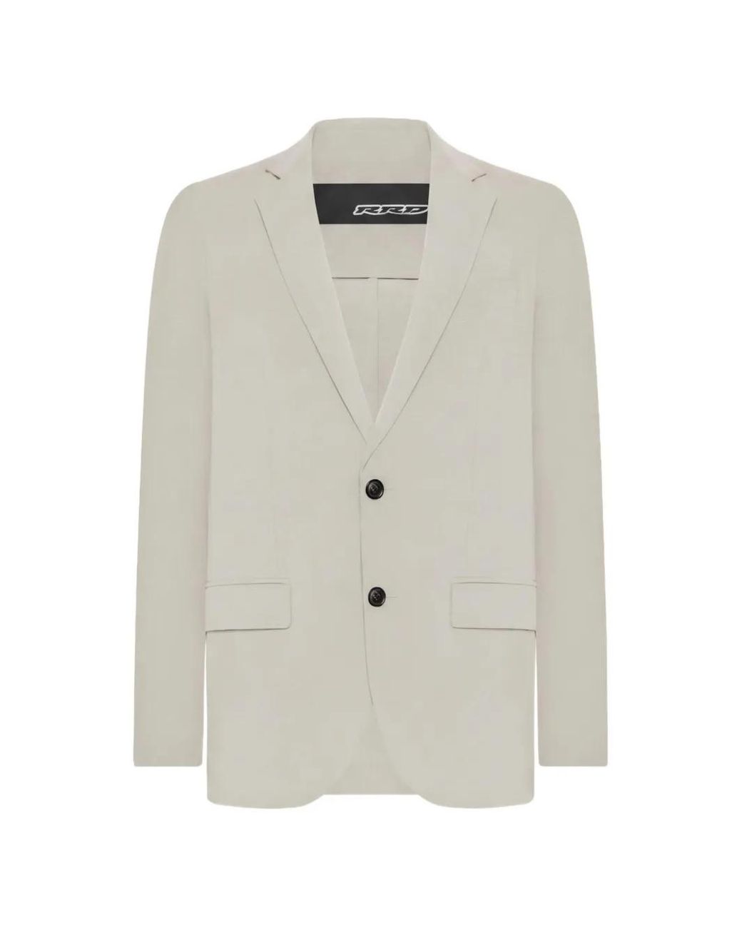 Rrd White Surflex Single-Breasted Blazer for men
