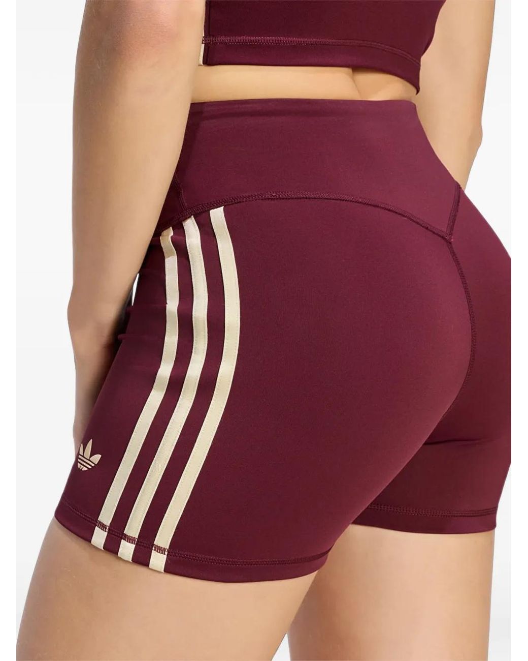 Adidas Red Superstar Logo-Print Shorts