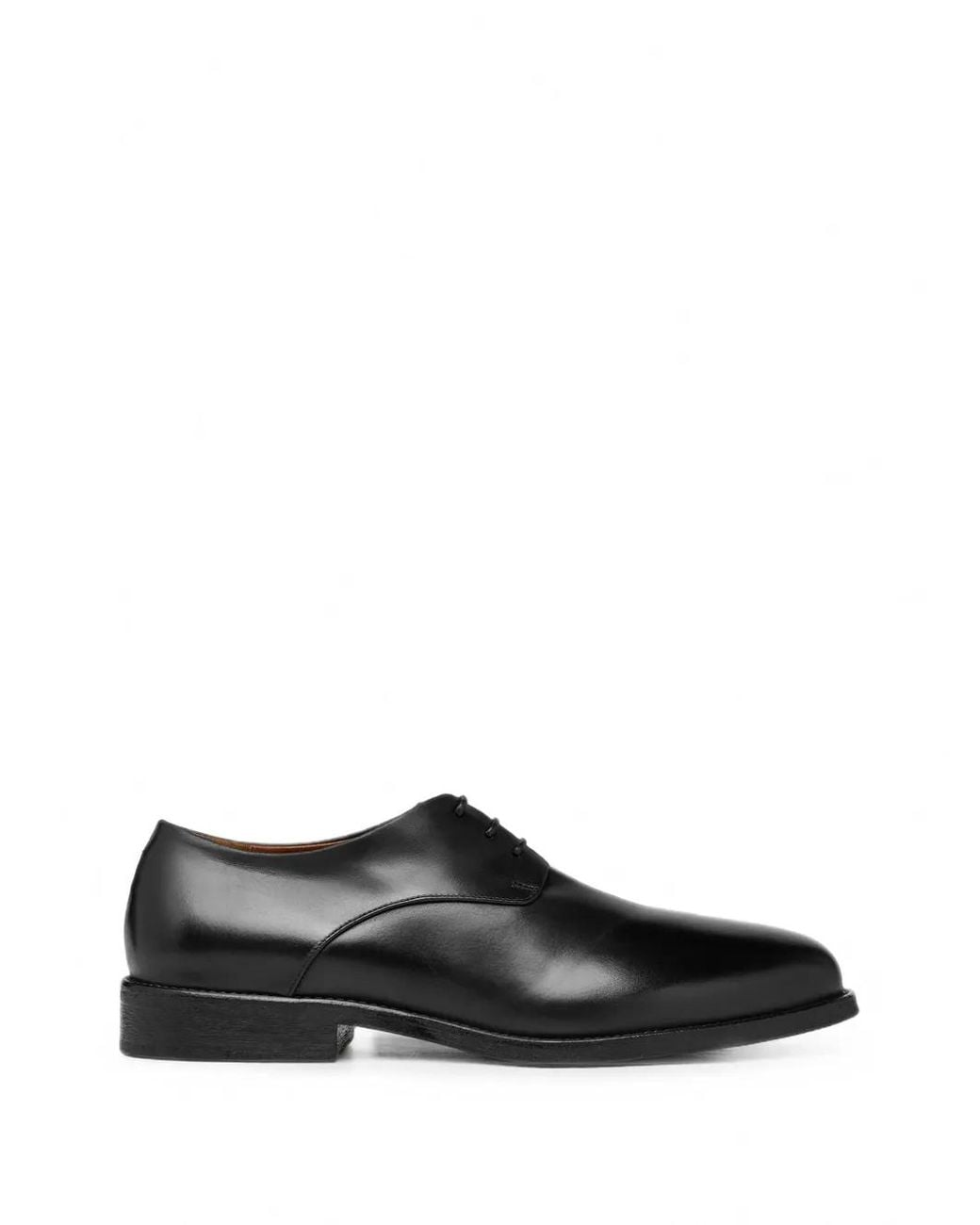Marsèll Black Pugno Leather Derby Shoes for men