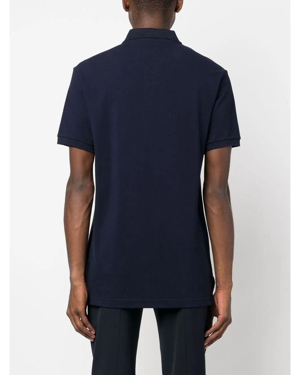 Moschino Blue Teddy Bear Polo Shirt With Embroidery for men