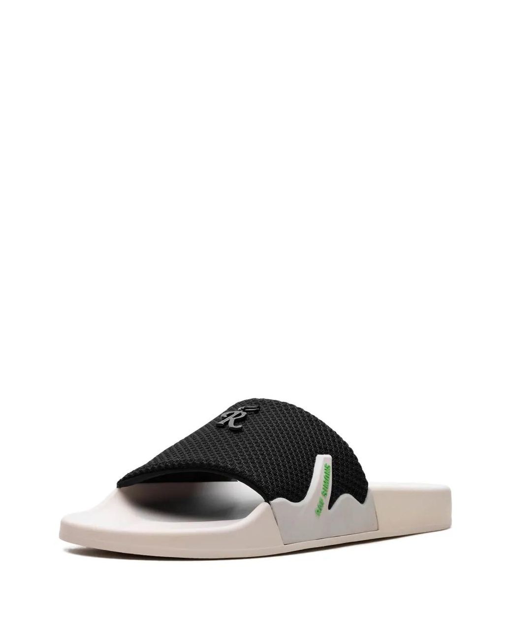 Raf Simons Astra Slippers Verfraaid Met Logo in het Black voor heren