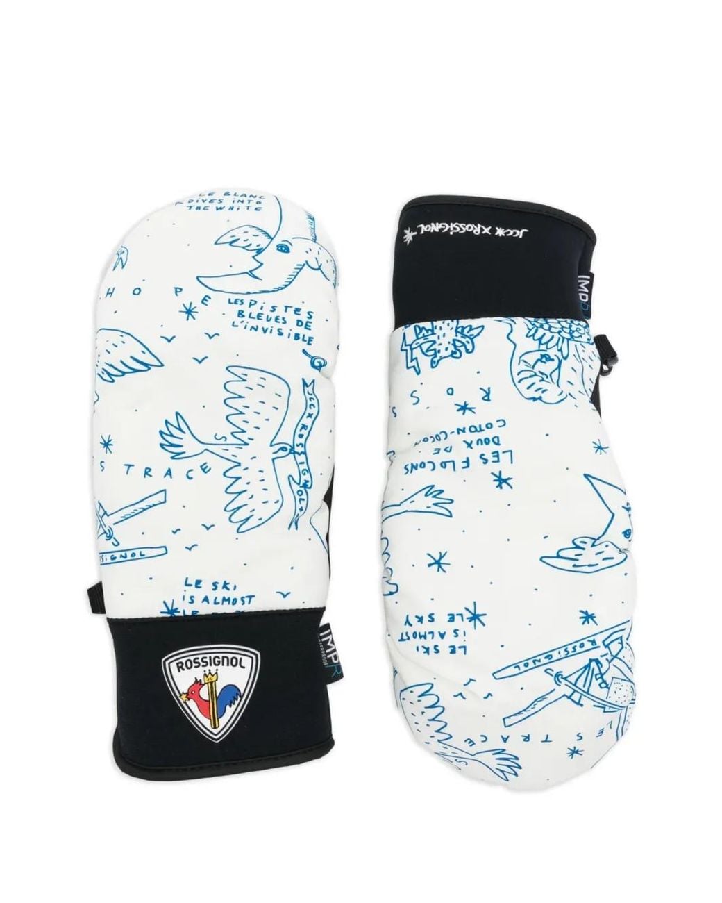 Rossignol White X Jcc Missy Printed Gloves