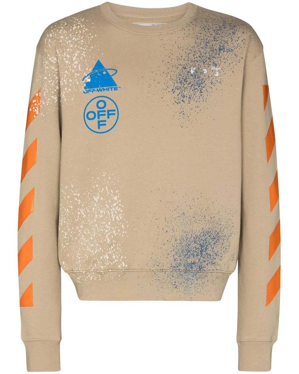 Off-White c/o Virgil Abloh X Browns 50 Paint-splatter Sweatshirt for Men |  Lyst