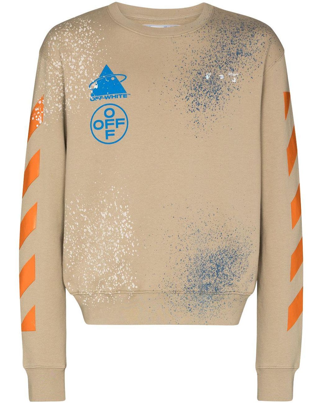 Off-White c/o Virgil Abloh White Spray Paint Hoodie for Men