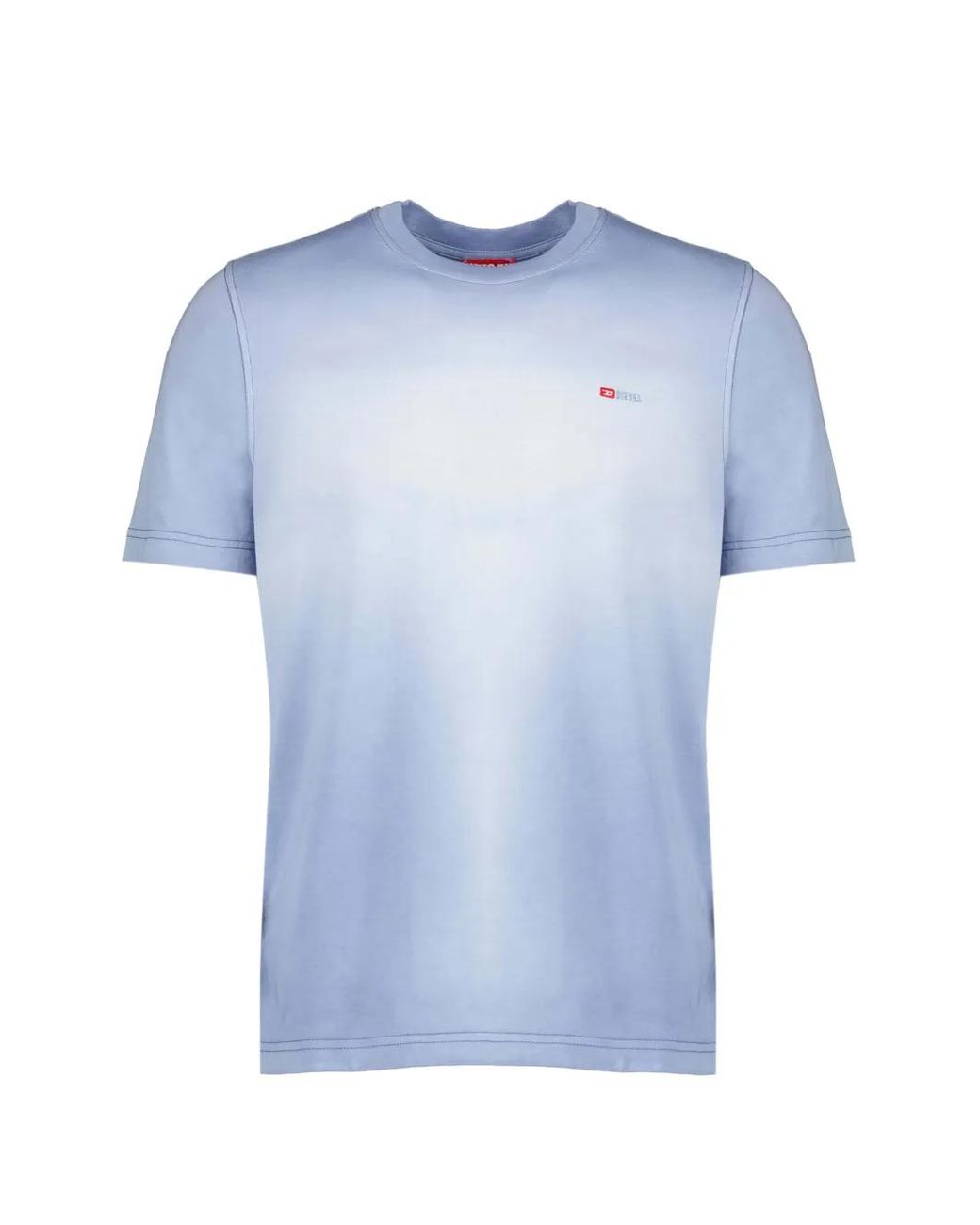 DIESEL Blue T-Adjust R15 Logo-Embroidered T-Shirt for men